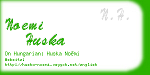 noemi huska business card